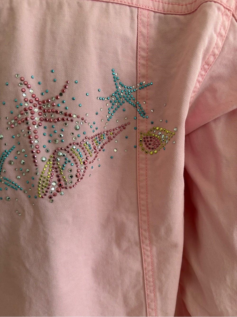Pink Women's Button-Front Jacket - Picture 9 of 13